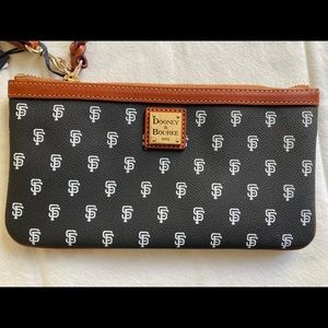 Dooney & Bourke MLB San Francisco Giants wristlet. Brand new with tags!!
